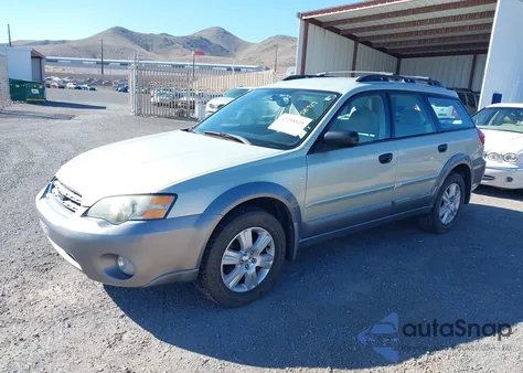 2005 Subaru Outback 2.5I from USA, damaged, VIN 4S4BP61C357307432